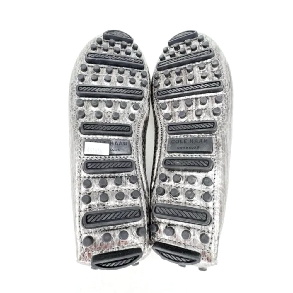 Cole Haan Shoes Driving Moccasin Loafer Grand.OS Snake Print Leather Size 5 New - Picture 4 of 8